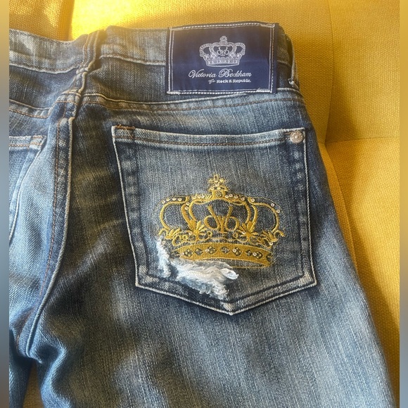 Victoria Beckham for Rock & Republic Jeans Size 28 - Picture 5 of 6